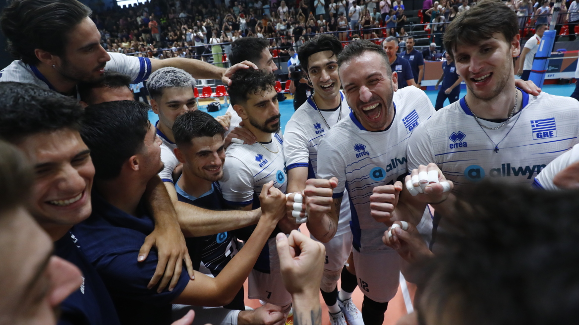 Ελλάδα - Σουηδία 3-1: Μία ανάσα από τη φάση των «16» η Εθνική βόλεϊ ανδρών, δείτε βίντεο