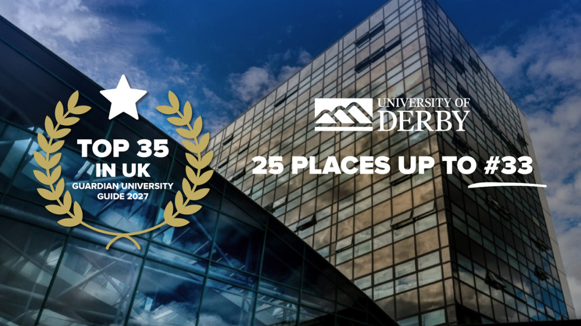 Εντυπωσιακή άνοδος 25 θέσεων για το University of Derby 
