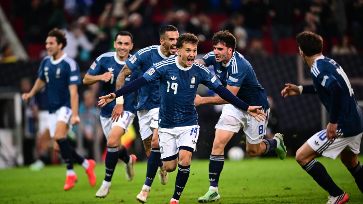 Nations League: Μόνη στην κορυφή του ομίλου η Εθνική Ελλάδας, δείτε τη βαθμολογία