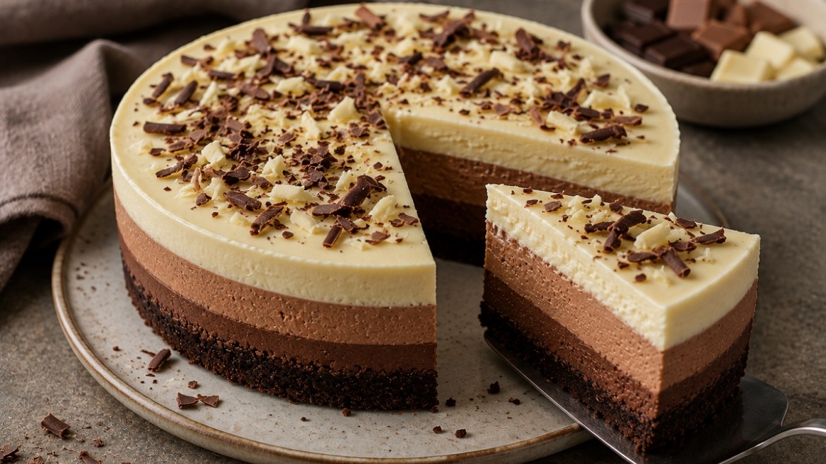 3 cheesecakes φουλ στη σοκολάτα, με ION Nucrema και ΙΟΝ Κουβερτούρα, που δύσκολα μοιράζεσαι