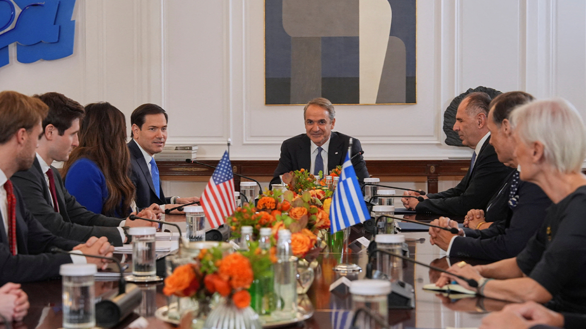 Ρούμπιο στην Αθήνα: «Η Ευρώπη να ακολουθήσει το παράδειγμα της Ελλάδας» – Εξοπλισμοί 4 δισ. και συμμαχία στην ενέργεια  