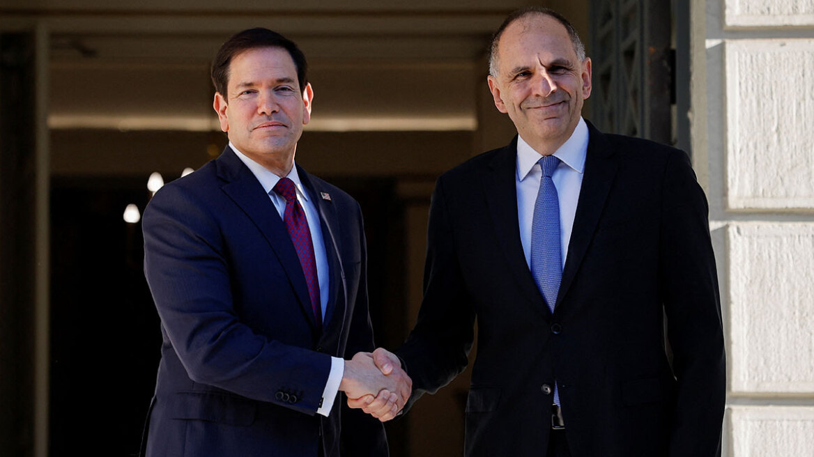 Στο υπ. Εξωτερικών ο Ρούμπιο: Αυτή την ώρα η συνάντηση με τον Γεραπετρίτη, λεπτό προς λεπτό η επίσκεψη του Αμερικανού ΥΠΕΞ στην Αθήνα