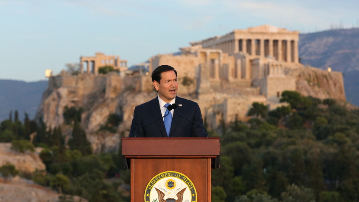 «Η ομιλία της χρονιάς»: WSJ, CNN, ΝΥΤ, Guardian αναλύουν την πλατφόρμα Ρούμπιο στη σκιά της Ακρόπολης για την ιδεολογική «σταυροφορία» της Δύσης