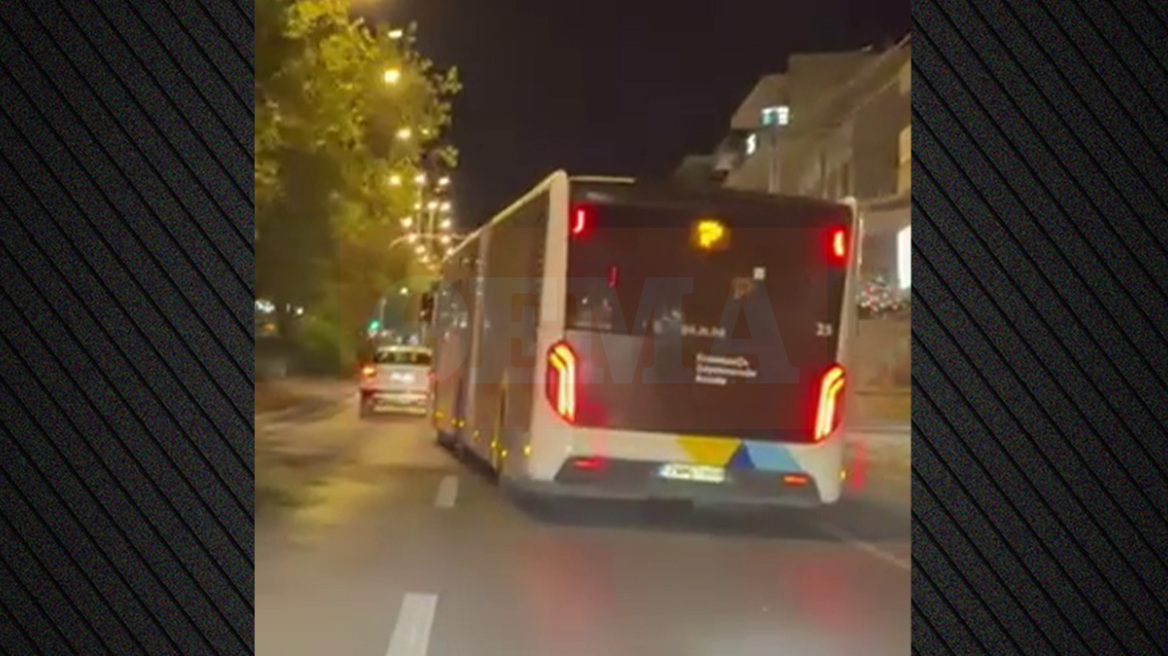 Βίντεο: Οι επικίνδυνοι ελιγμοί του οδηγού λεωφορείου στη Μεσογείων, παραβίασε δύο κόκκινα και συνελήφθη 