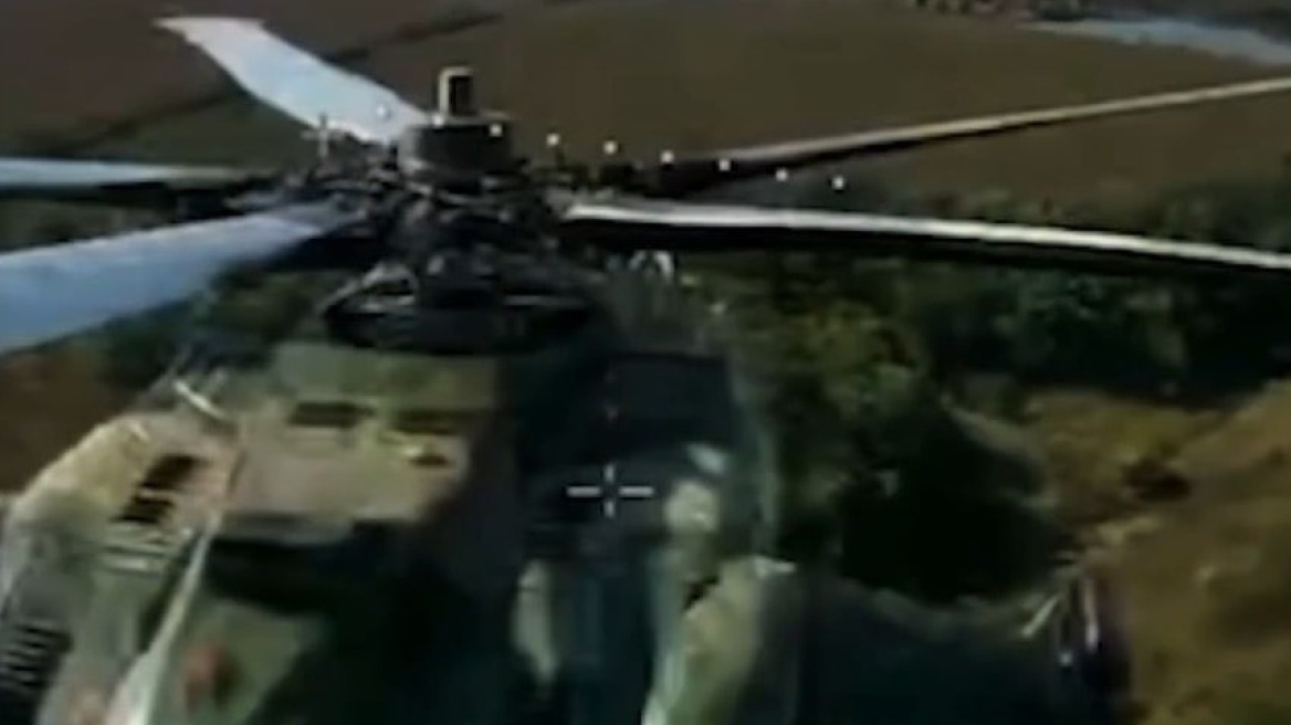 Ουκρανικό drone έπληξε εν πτήσει ρωσικό ελικόπτερο την ώρα που εκτόξευε πύραυλο, δείτε το βίντεο