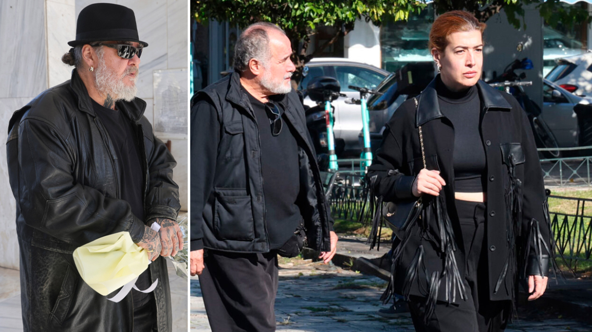 Οικογένεια και φίλοι αποχαιρετούν την Μπέτυ Βαλάση, συγκινημένος ο γιος της στο τελευταίο αντίο