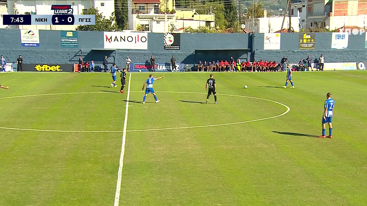 Superbet League 2: Ισοπαλία 1-1 για Νίκη Βόλου και Πανιώνιο, ο ΠΑΟΚ Β' 2-1 τον Απόλλωνα Καλαμαριάς, βίντεο 