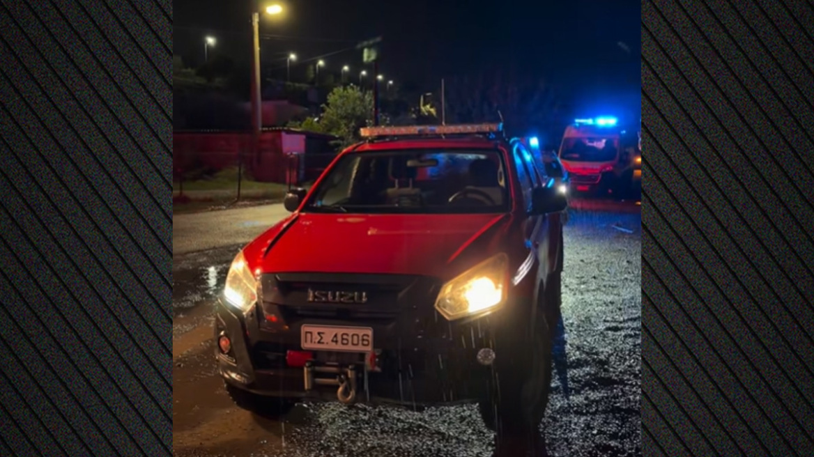 Φωτιά σε φανοποιείο στη Νέα Πέραμο, 59χρονος ανασύρθηκε χωρίς τις αισθήσεις του