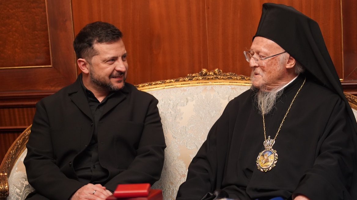Συνάντηση Βαρθολομαίου - Ζελένσκι: Στήριξη στην Ουκρανία και έκκληση για επιστροφή των απαχθέντων παιδιών