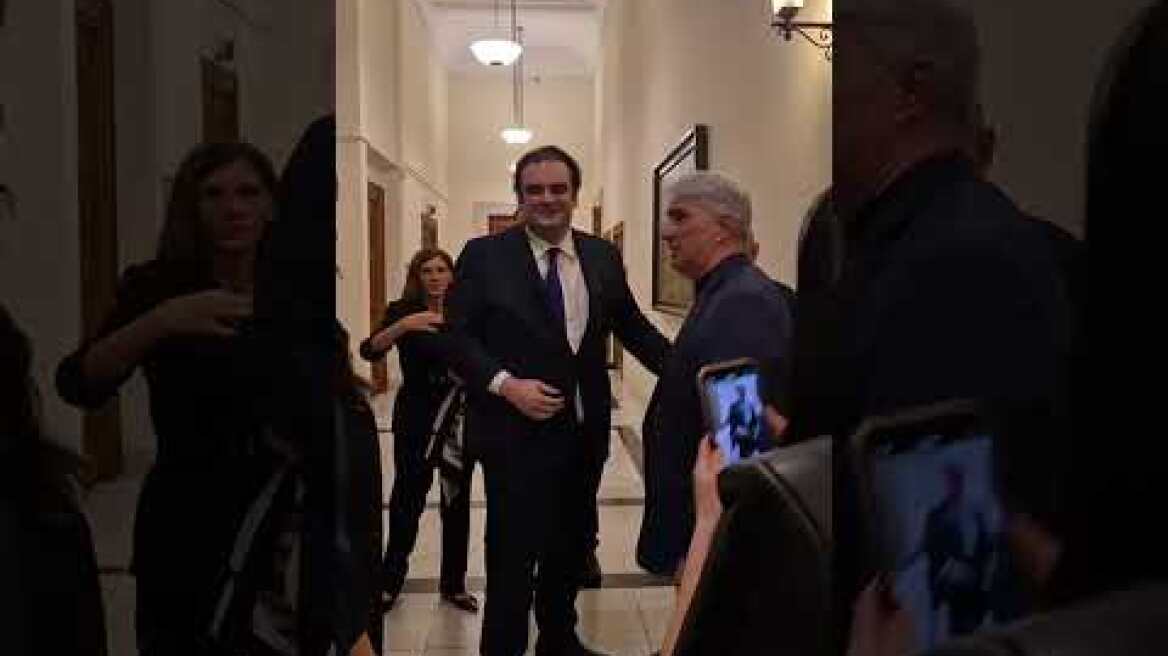 Πιερρακάκης στη Βουλη (3)