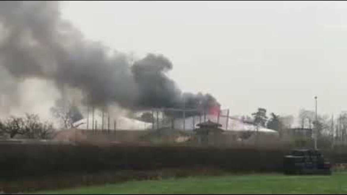 Chester zoo is on fire!