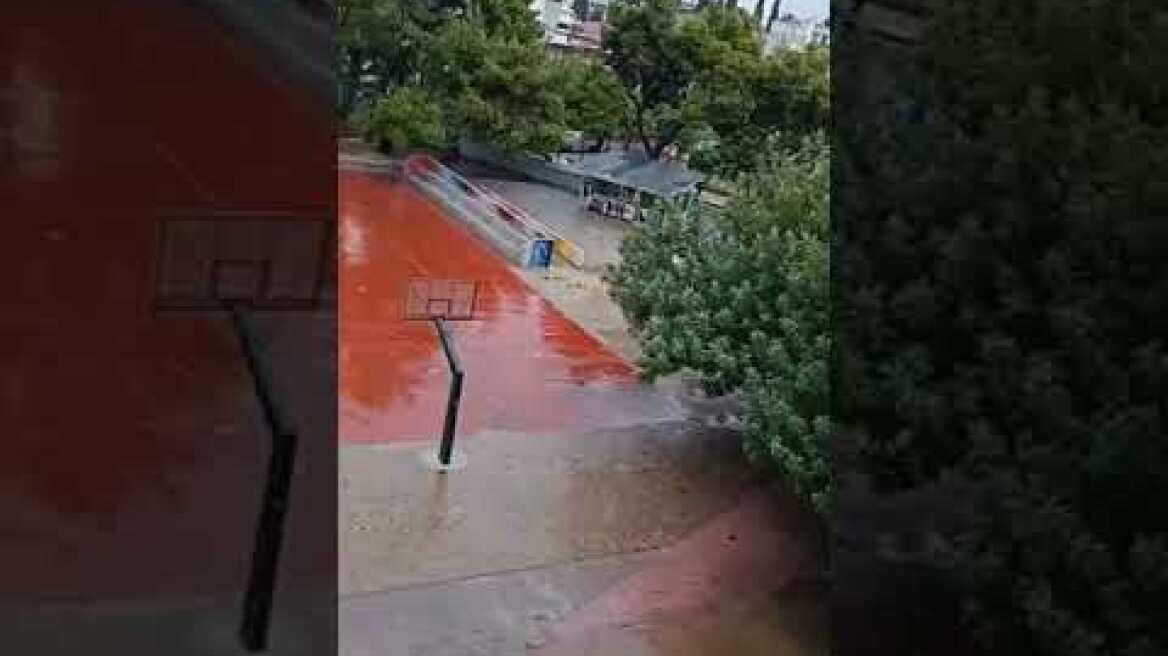 Νέα Φιλαδέλφεια γυμνάσιο πλημμύρα 14/10/2021