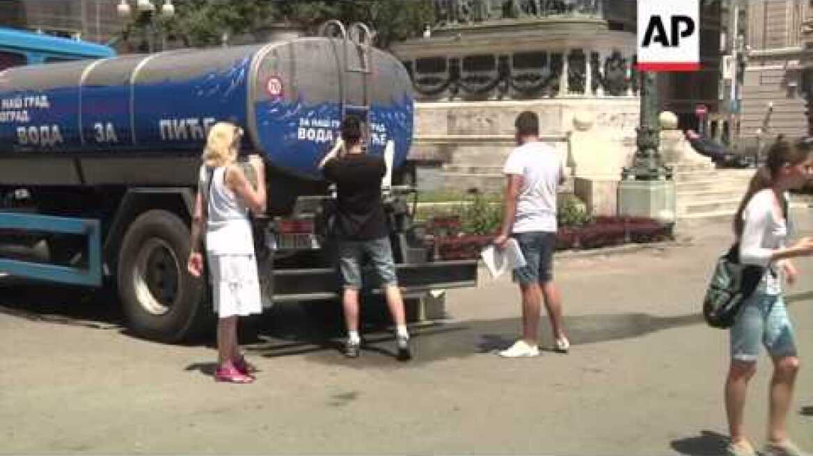 A heatwave hits parts of Europe, including Austria, Serbia and Germany