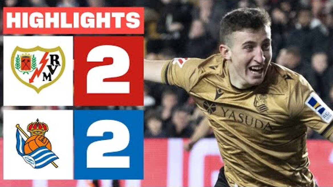 RAYO VALLECANO 2 - 2 REAL SOCIEDAD I RESUMEN LALIGA EA SPORTS