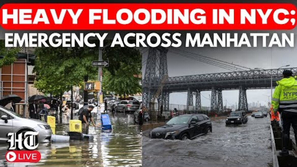 New York Flooding LIVE: NYC Declares Emergency As Torrential Flooding Hits Manhattan | NYC Flooding