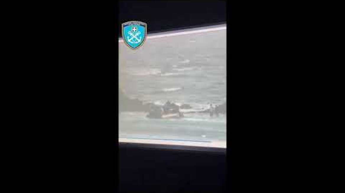 Εντοπισμός και διάσωση αλλοδαπών από τη βραχονησίδα ''ΜΑΝΔΗΛΟΥ'' Στενού Καφηρέα την 01-11-2022