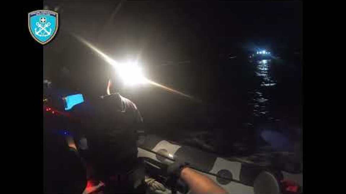 Εντοπισμός και διάσωση 25 ατόμων στη Ρόδο (22/08/23)