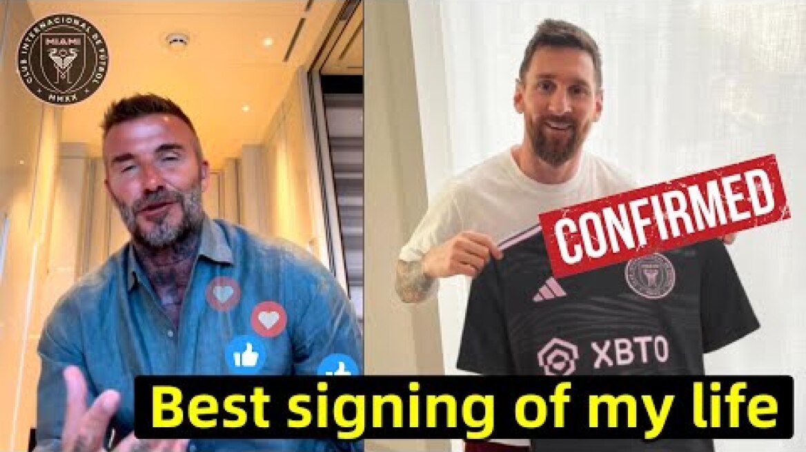 Beckham interview on Messi and why he wants Messi at Inter Miami