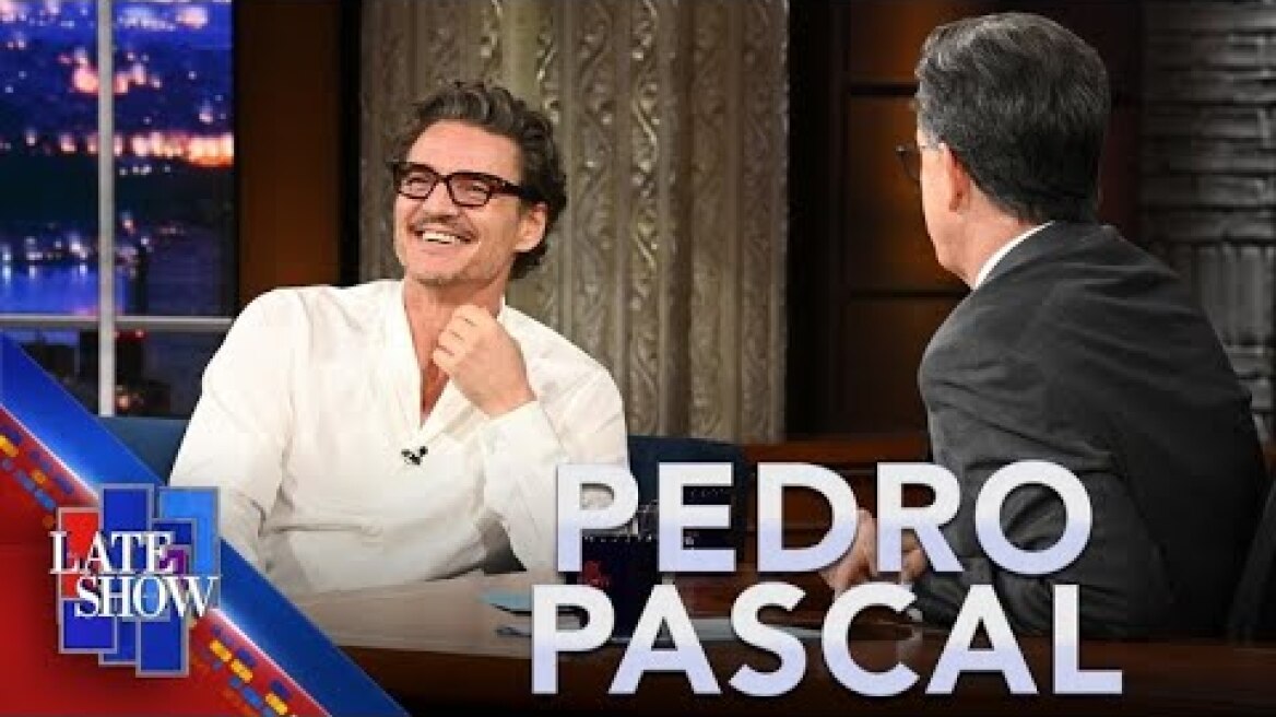 A Smooch And A Drink With "The Mandalorian & Grogu" Star Pedro Pascal