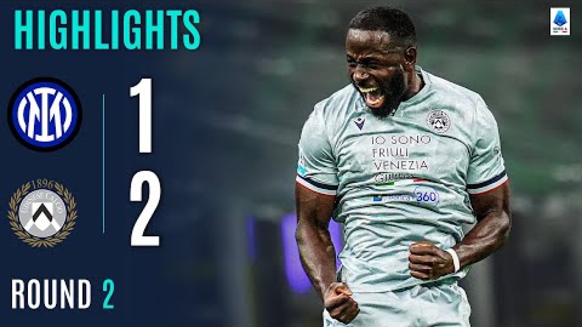 INTER-UDINESE 1-2 | HIGHLIGHTS | Davis and Atta Stun Inter at San Siro | Serie A 2025/26