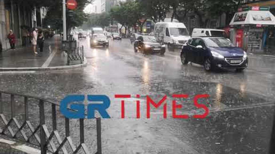 Καταιγίδα στη Θεσσαλονίκη