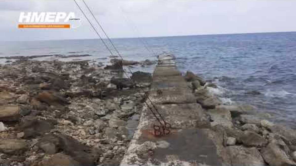 Ζάκυνθος | Υποχώρησε η θάλασσα λόγω άμπωτης