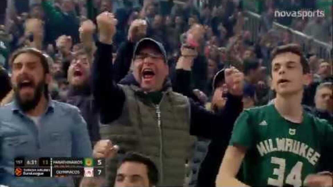 Παναθηναϊκός-Ολυμπιακός: 99-93 (HL)