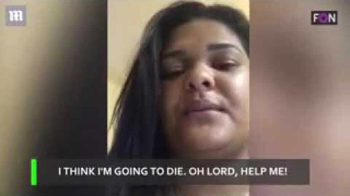 ÚLTIMO VIDEO De Una brasileña que muere al rompérsele en el estómago una cápsula con cocaína