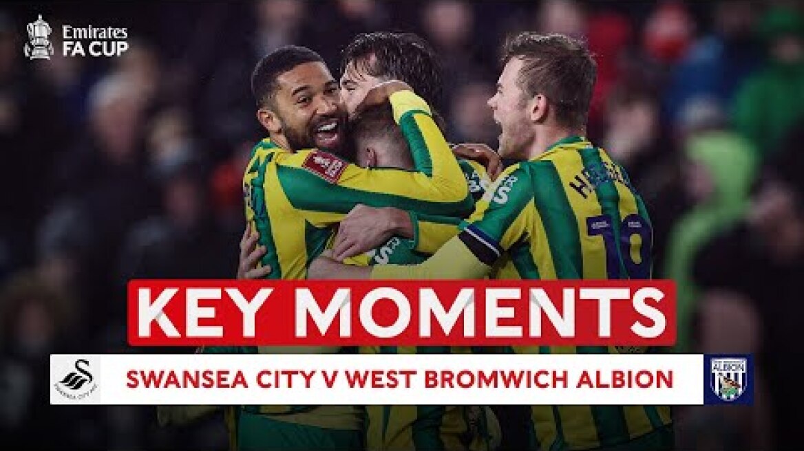 Swansea City v West Bromwich Albion | Key Moments | Third Round | Emirates FA Cup 2025-26