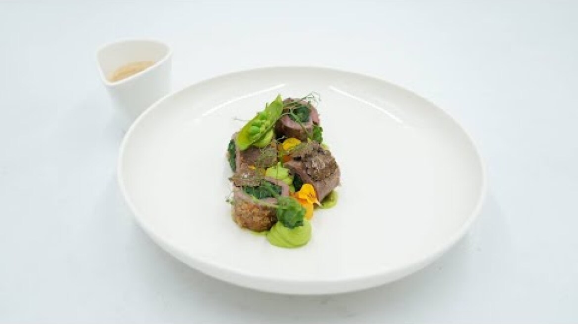 MasterChef 2022 | Μοσχάρι Σαλτιμπόκα, Μαύρη Τρούφα και Σπανάκι | Elio Sironi