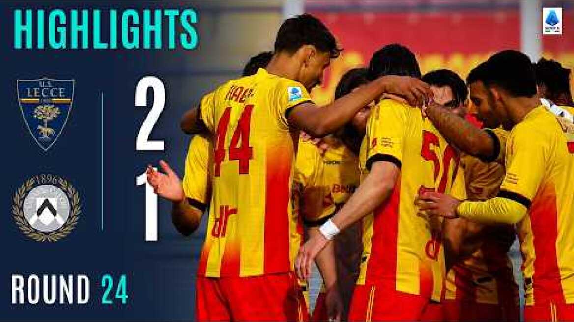 LECCE-UDINESE 2-1 | HIGHLIGHTS | Banda Wins It With a Free Kick | SERIE A 2025/26