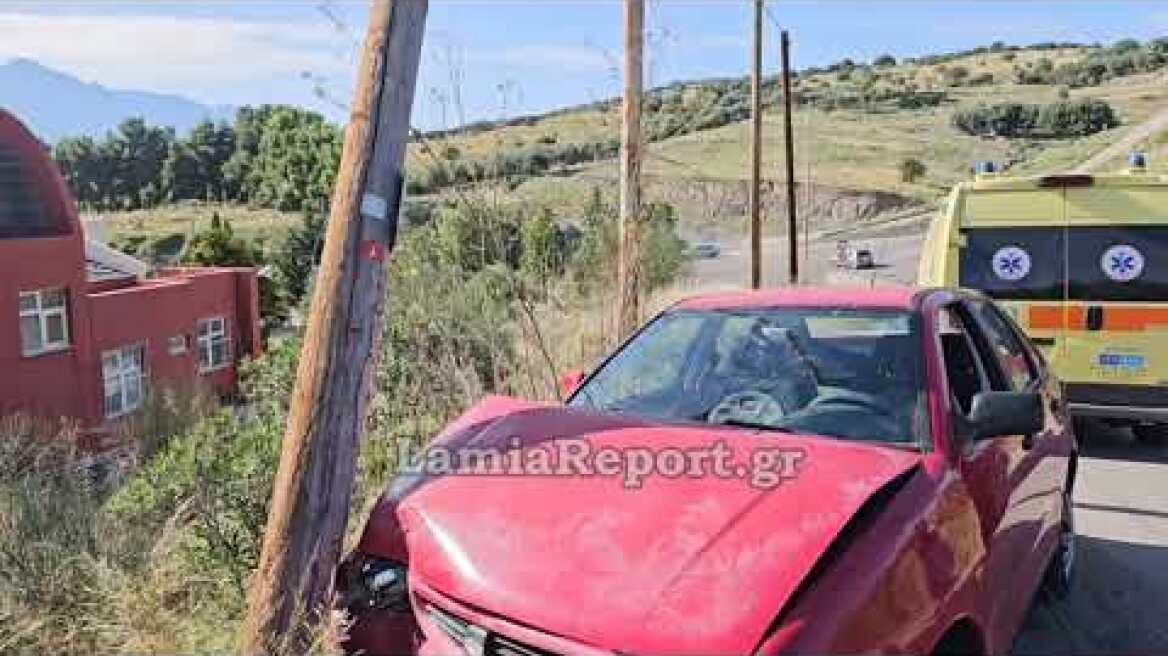 LamiaReport.gr: Έπεσε σε κολώνα της ΔΕΗ