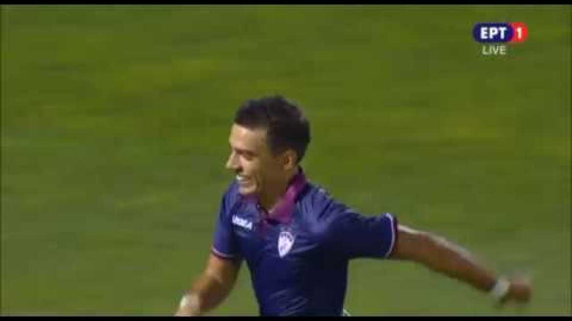 Απόλλων Σμύρνης - ΑΕΛ 0-1 /1η αγ. Super League - Το γκολ {25-8-2018}