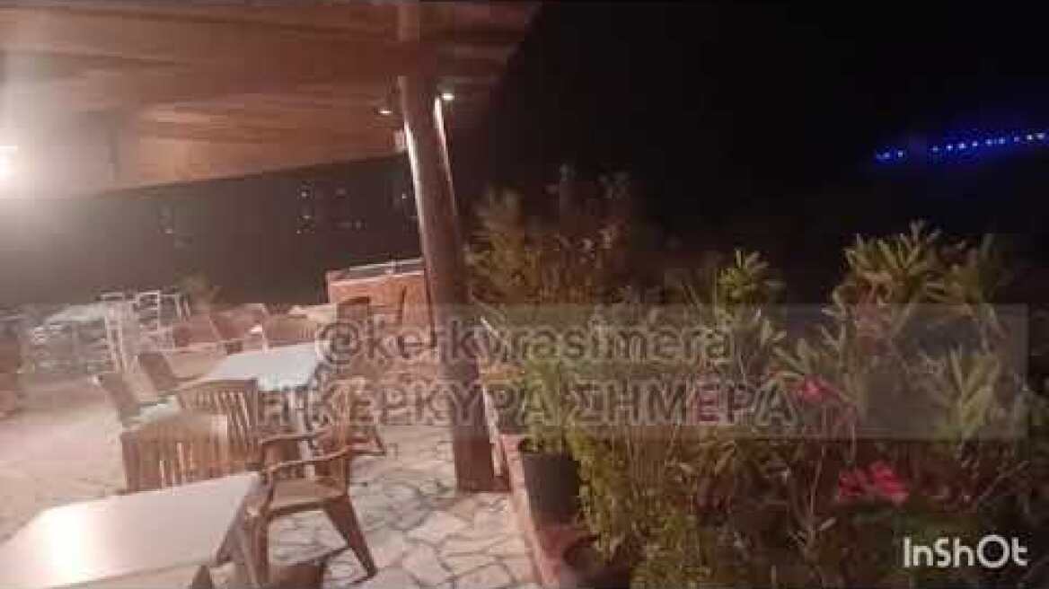 Η αλλαγή του καιρού ξεκίνησε από την Ερείκουσσα- Απότομο μπουρίνι «σάρωσε» το νησί