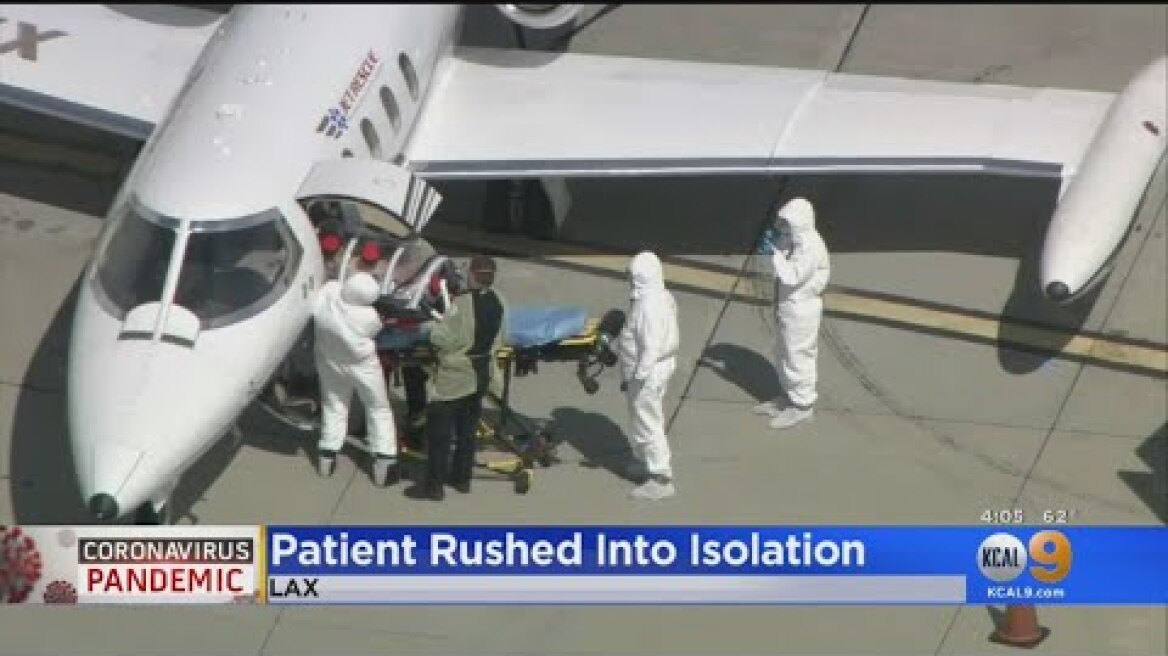 OC Man Diagnosed With COVID-19 Arrives Via Private Jet At LAX From Aruba