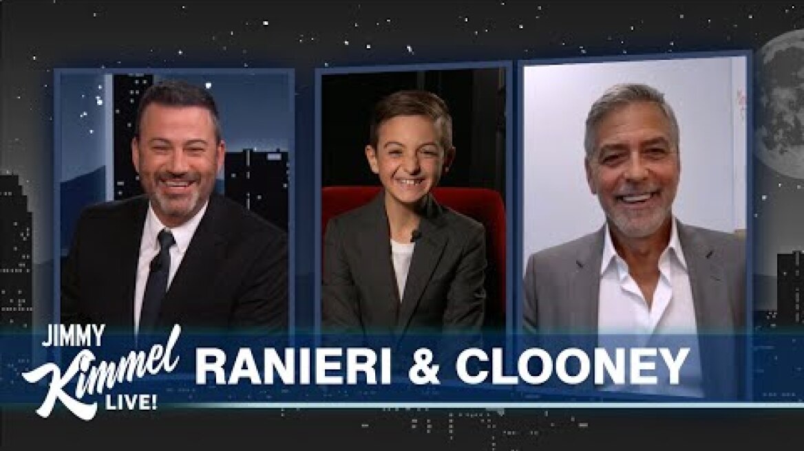10-Year-Old Daniel Ranieri & George Clooney on Movie The Tender Bar & PlayStation 5 Drama with Jimmy
