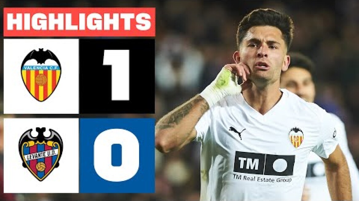 VALENCIA CF 1 - 0 LEVANTE UD | RESUMEN LALIGA EA SPORTS