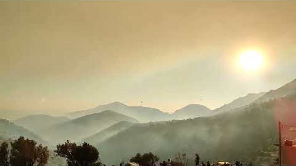 Φωτιά στο Ρέθυμνο: Αισιοδοξία για την κατάσβεση
