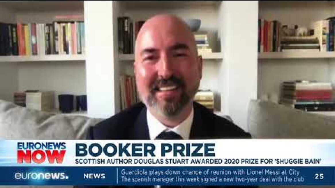 Booker Prize: Scottish author Douglas Stuart awarded 2020 prize for ‘Shuggie Bain’