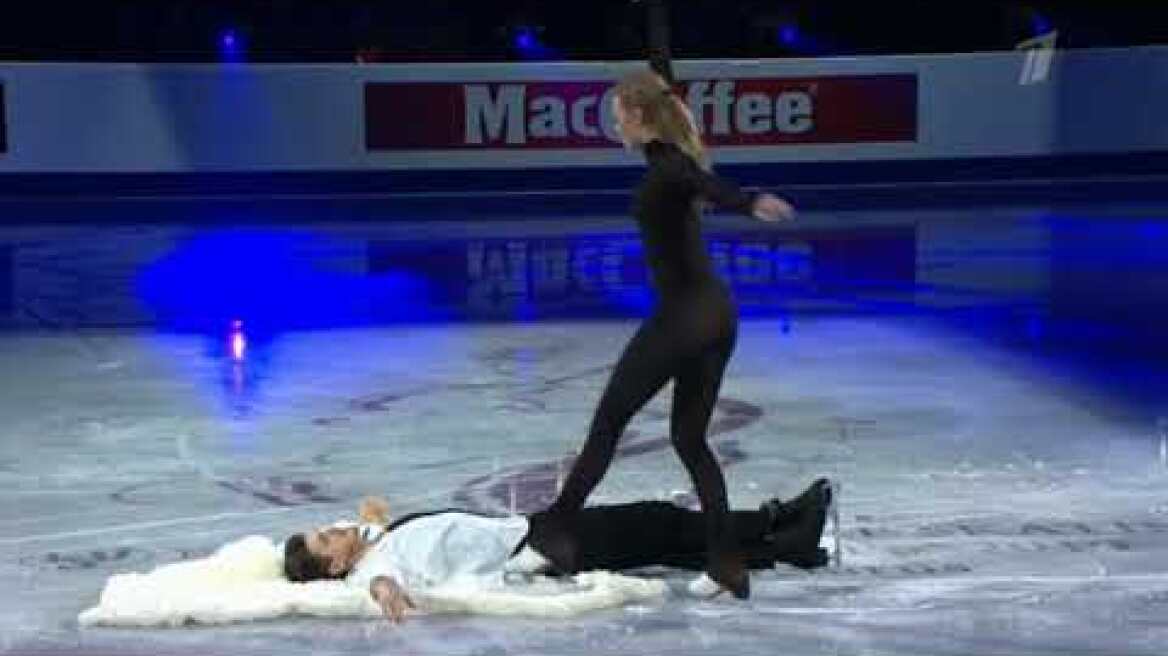 Александра Степанова и Иван Букин. Показательные выступления на Чемпионате Европы 2019