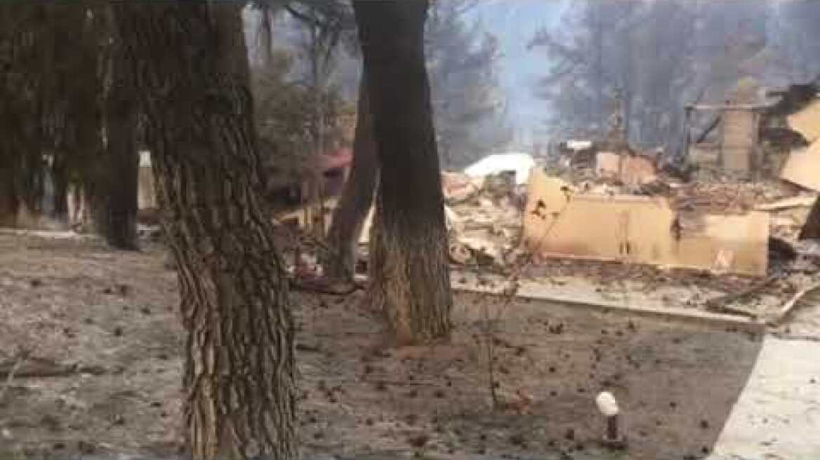 Δροσοπηγή καμένο σπίτι