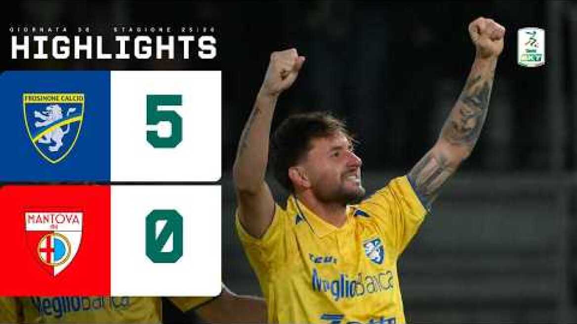 Frosinone-Mantova 5-0 | Il Frosinone è promosso | HIGHLIGHTS Serie BKT