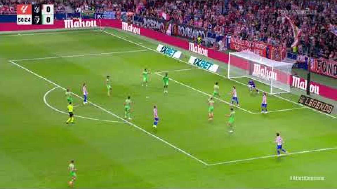 Ατλέτικο Μαδρίτης-Οσασούνα: 1-0 (MD 9, 18/10/2025)