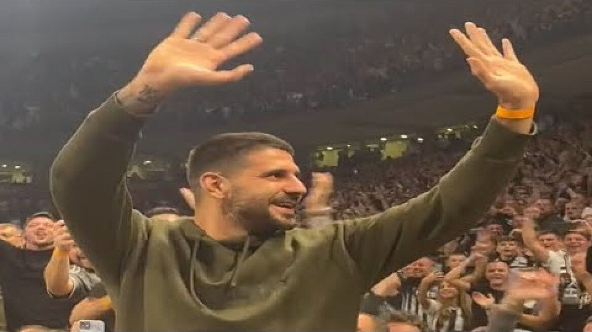 Navijaci Partizana skandiraju Mitrovicu ''Mitro's on fire'' - Partizan vs Zvezda Evroliga