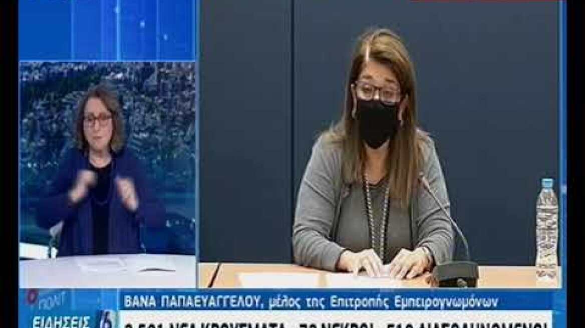 Βάνα Παπαευαγγέλου Aνακοίνωση 20/11