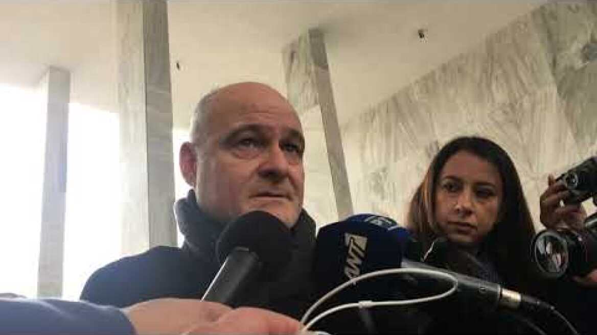 Δηλώσεις Κώστα Θωμαΐδη στην κηδεία του Θ. Μικρούτσικου