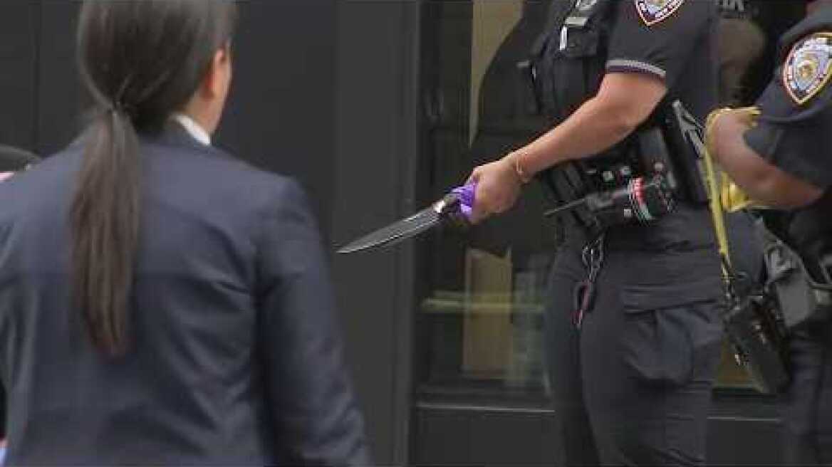 Woman shot and killed by police after fatally stabbing woman, injuring man in Times Square: NYPD