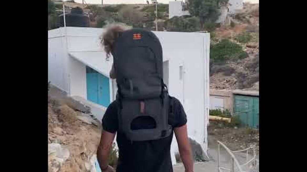 Ο Γιώργος Χρανιώτης με τον τον γιο του