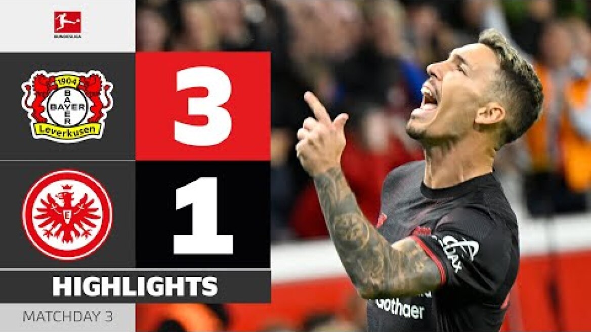 Grimaldo Magic! | BAYER 04 LEVERKUSEN - EINTRACHT FRANKFURT | Highlights | MD 3 – Bundesliga 2025/26