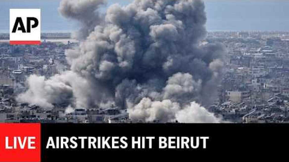 LIVE: Airstrikes hit Beirut as Israel ramps up attacks on Lebanon